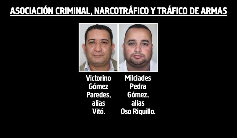 Los presos por asociación criminal, tráfico de drogas y tráfico de armas, en una causa derivada del atentado en San Bernardino.