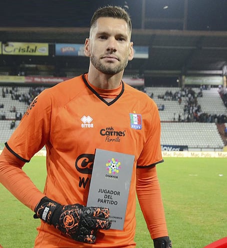 Gerardo Ortiz, arquero paraguayo de 34 años, que deja el Once Caldas de Colombia.