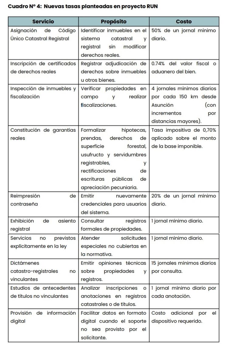 Análisis del proyecto de ley del RUN. Horizonte Positivo