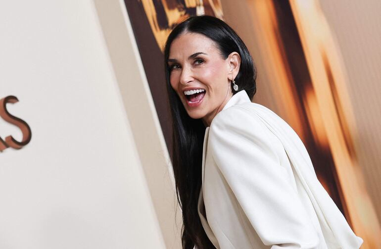 Demi Moore arrasó en la temporada de premios y parte como favorita para ganar el Óscar a Mejor Actriz.