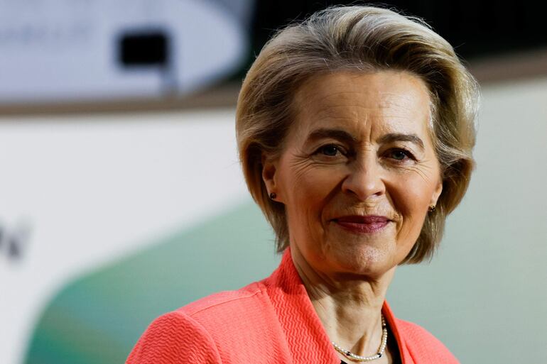 La presidente de la Comisión Europea, Ursula von der Leyen, 