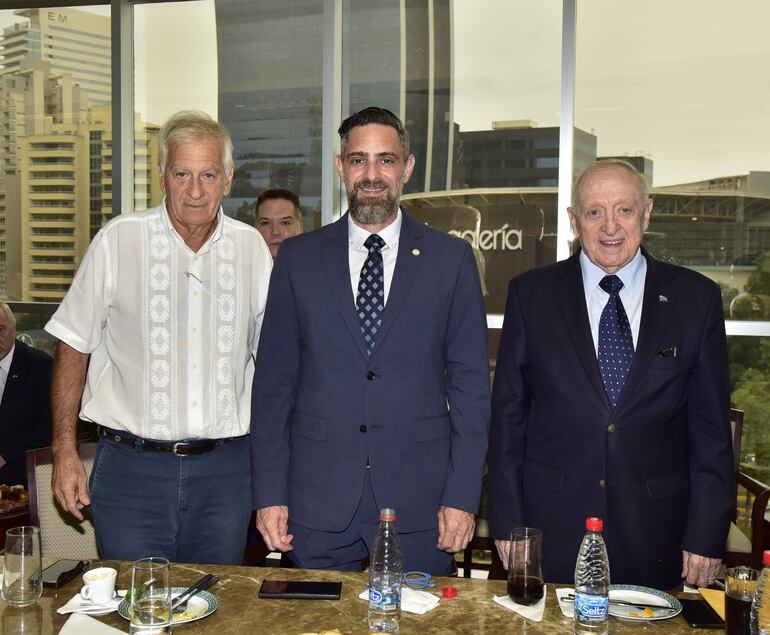 Francisco Benavente, Alejandro Rubin y Ángel Auad.