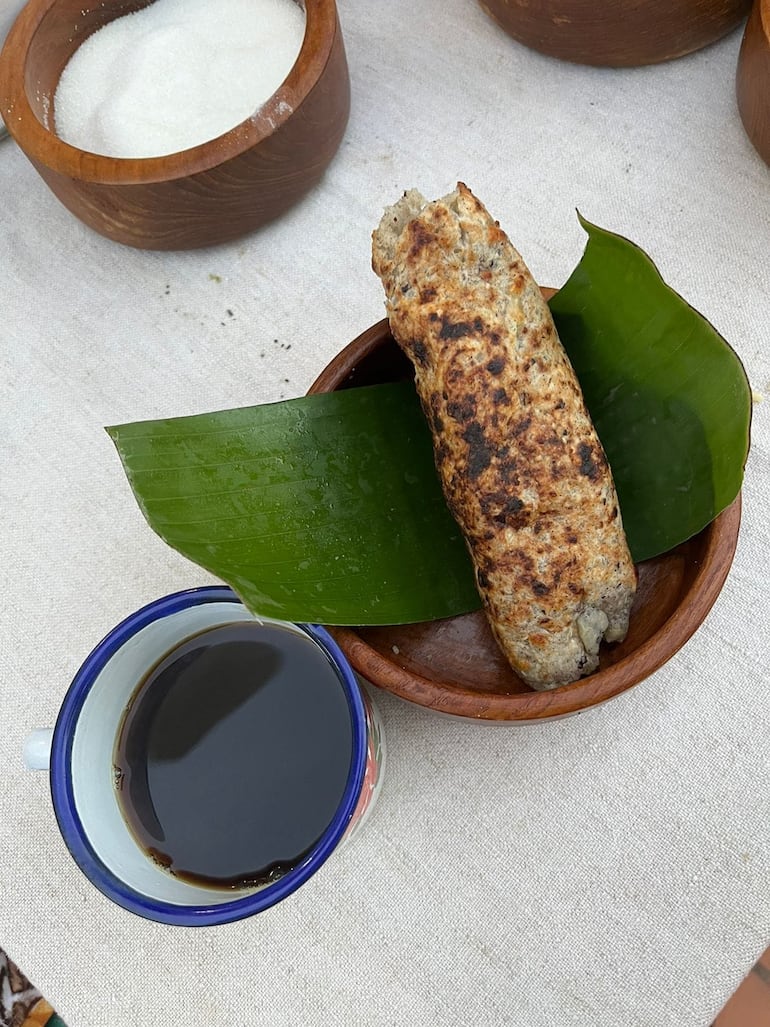 El kishima, alimento tradicional de la comunidad Kamba Cua.