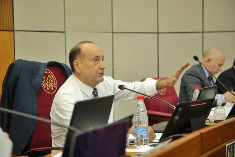 Oscar Salomón (ANR, FR). Foto: Prensa Senado.