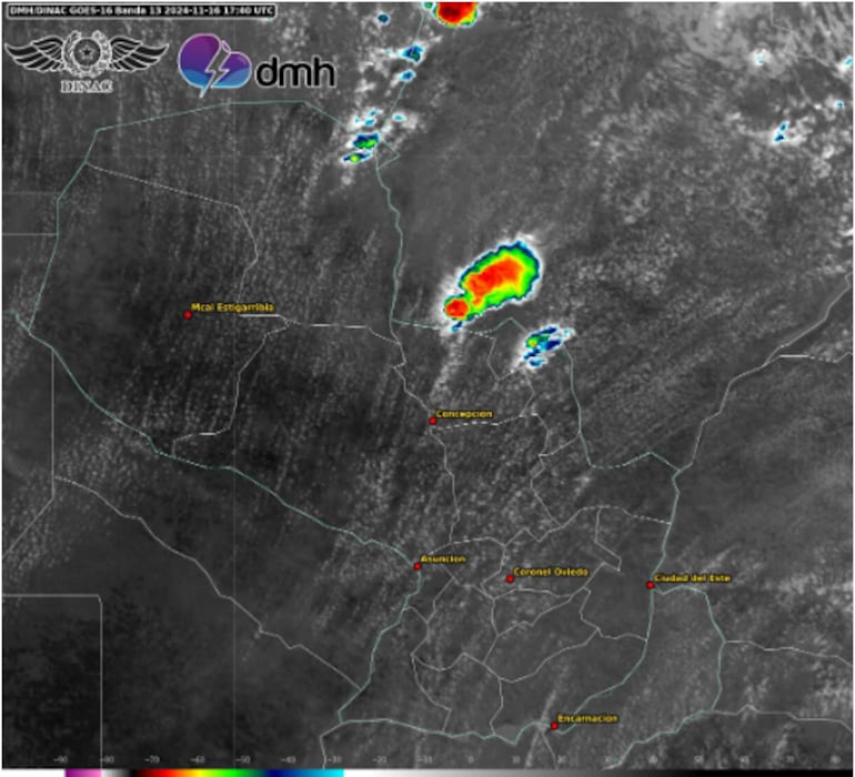 Anuncian alerta meteorológica para la tarde y noche de este sábado.