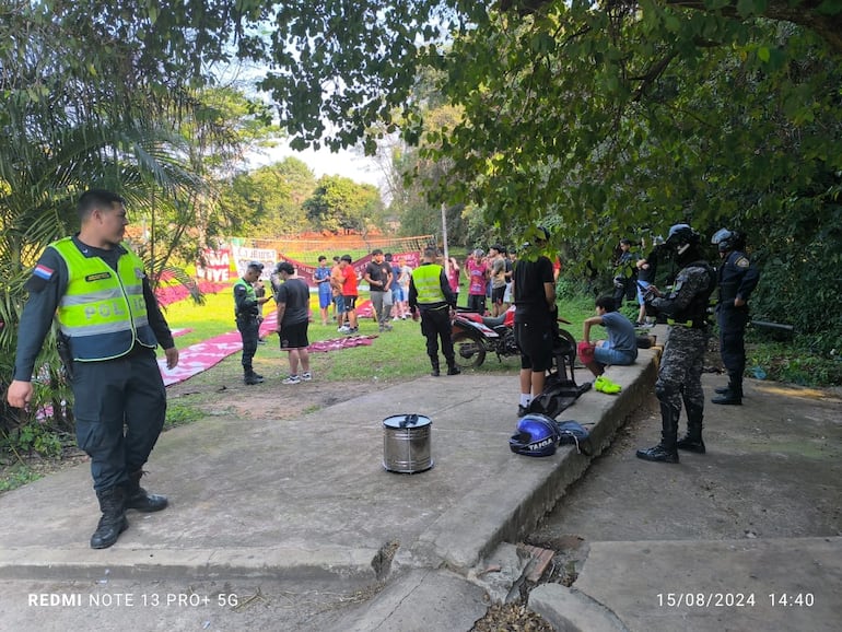 Policía desarticula batucada por polución sonora en Ñemby