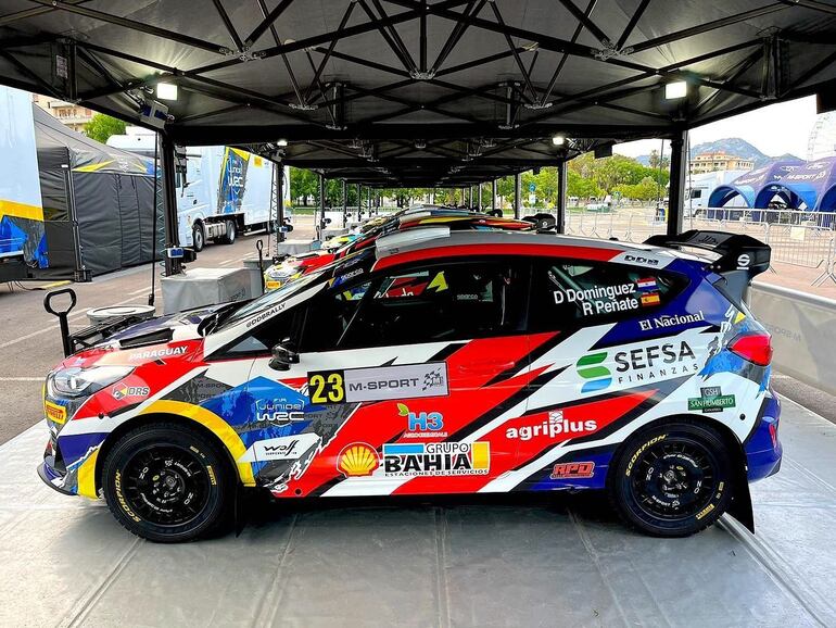 Nuevo look del Ford Fiesta Rally3 de Diego Domínguez Bejarano para Cerdeña.