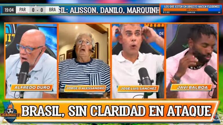 La reacción de los periodistas del Chiringuito al golazo de Diego Gómez.