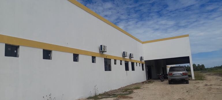 Así está quedando la nueva estructura del Hospital Regional en Fuerte Olimpo.