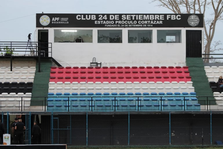 Estadio Próculo Cortazar, del 24 de Setiembre de la Compañía Valle Pucú de Areguá.