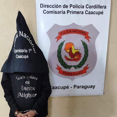 Detienen a joven que tenia en zozobra a pobladores de Caacupé