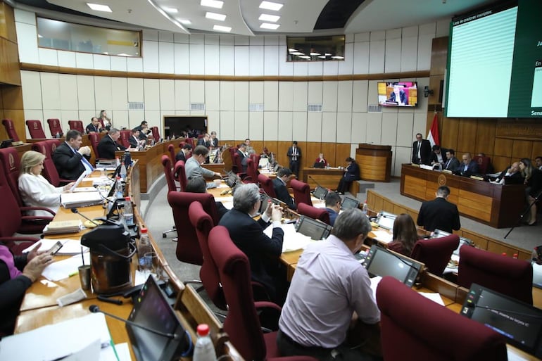 Pleno de la Cámara de Senadores.