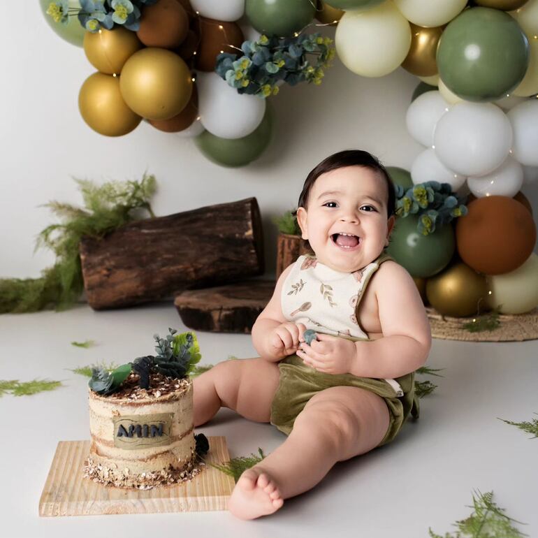 Amín Mussi Romero hoy celebra su primer año de vida. (Instagram/Silvia Romero)