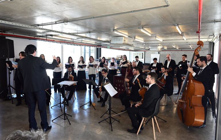 El Bach Collegium de Asunción durante el Festival Bach Sudamericano.