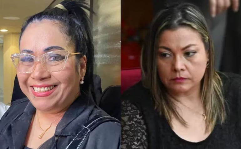 Parlamentarias que renunciaron a Cruzada Nacional: Norma Aquino y Zenaida Delgado.