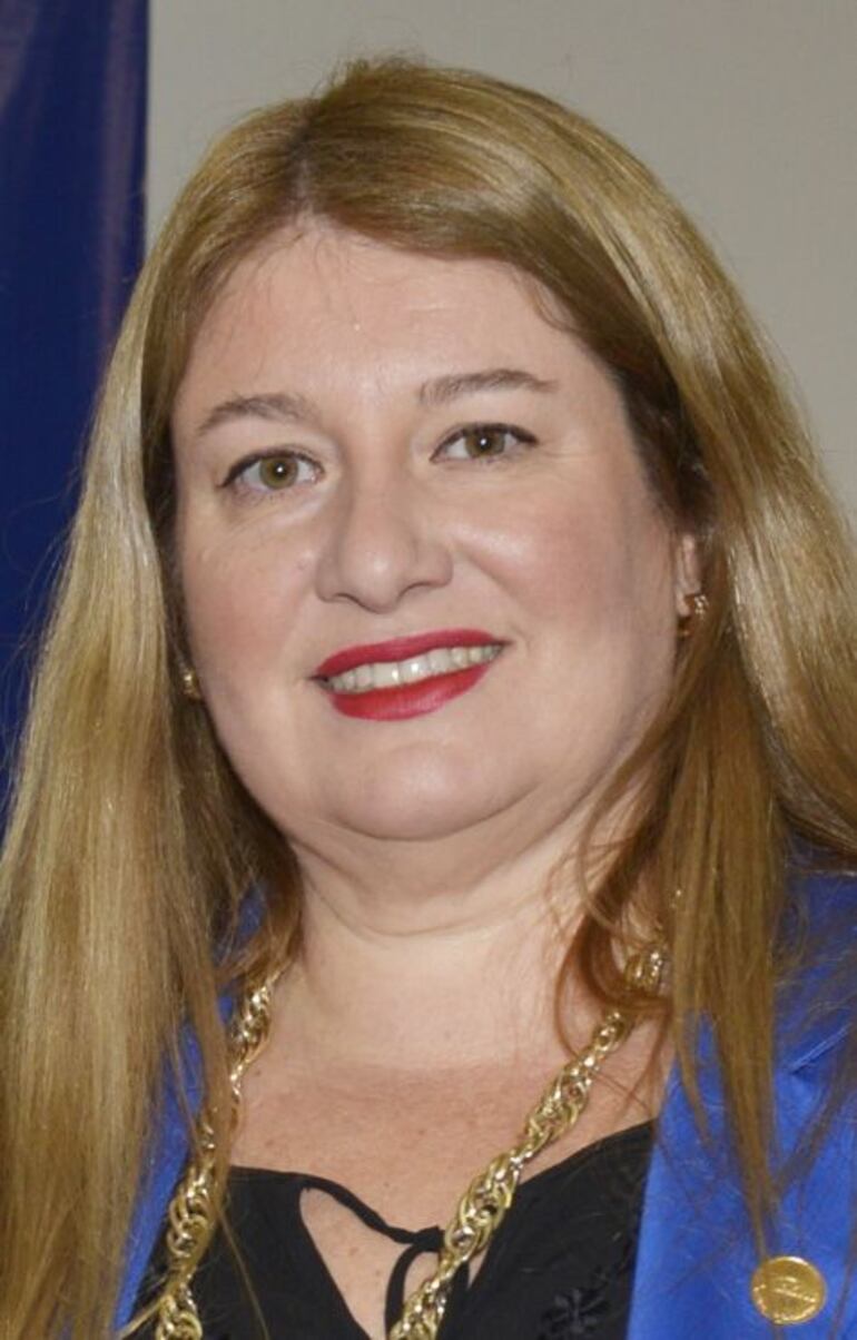 Abg. Elsa García, miembro del tribunal de sentencia.