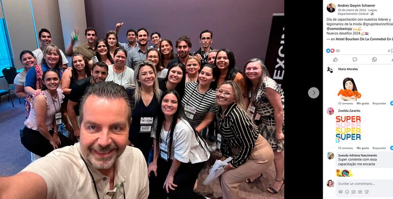 Andrés Gwynn, también es directivo de la empresa Grupo Basic, otro posible oferente de los uniformes del MEC.