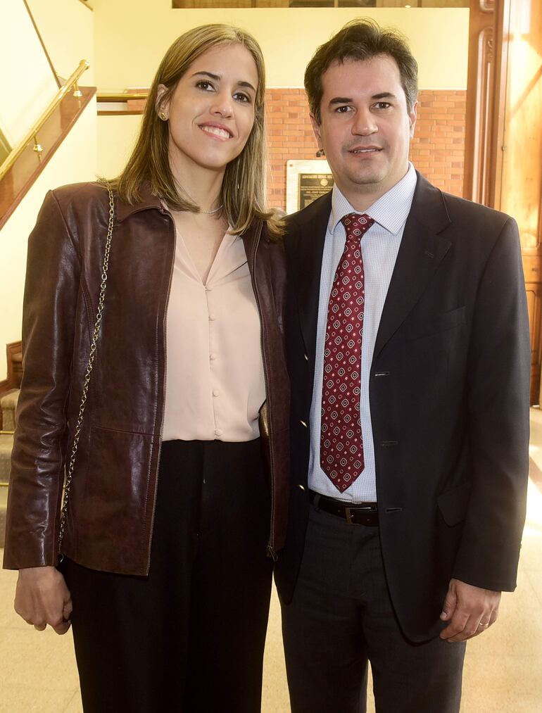 Sandra Villasanti y Marcelo González Ferreira.