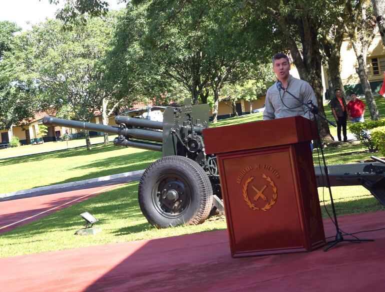 El presidente de la República, Santiago Peña.