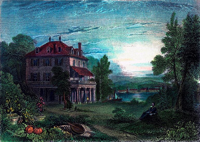 William Purser: Villa Diodati, circa 1830.