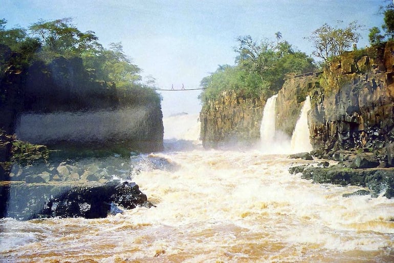 Una vista de las maravillas que alguna vez tuvo Saltos del Guairá.