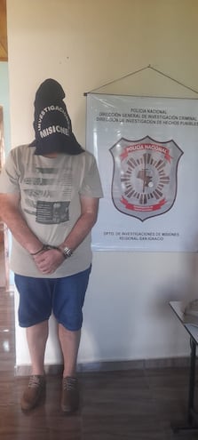 Edgar Enrique Silva, de 48 años, fue detenido por supuesto hecho de estafa en la ciudad de San Ignacio, Misiones.