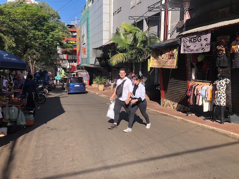 Este sábado se registró menor presencia de turistas en Ciudad del Este, en comparación con semanas anteriores.