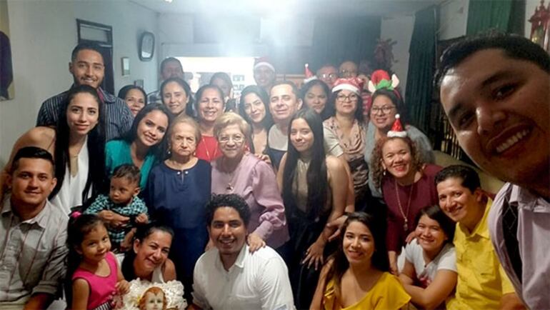 Fiesta familiar Navidad