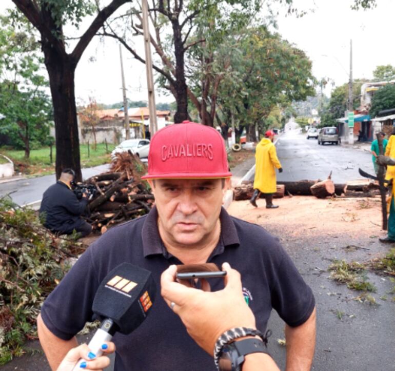 Guido González, intendente de Lambaré.