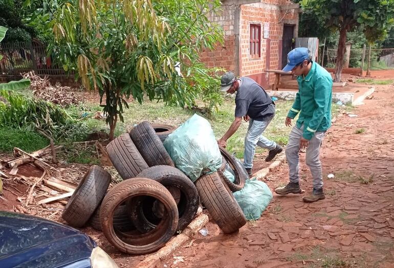 Los trabajos de limpieza contra los criaderos de mosquito se están intensificando en el Este.