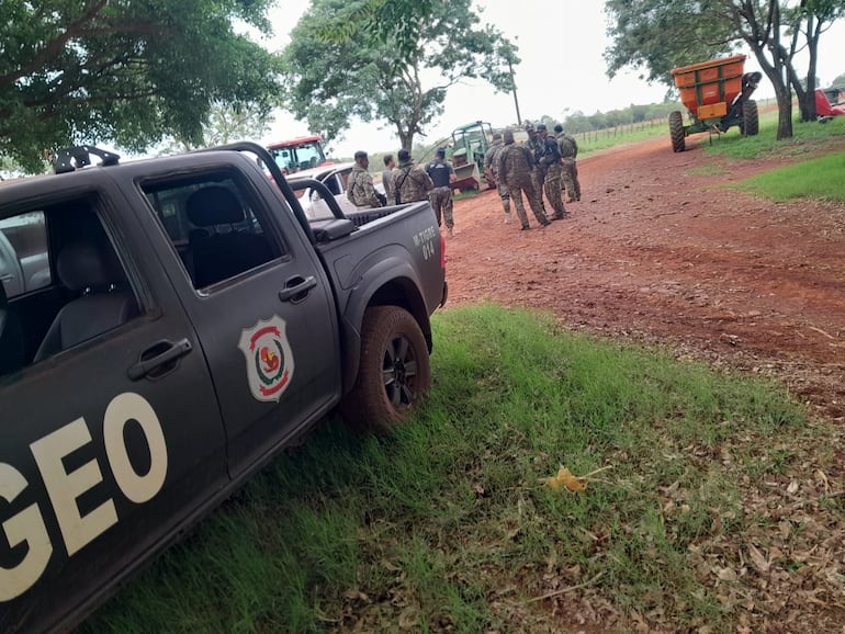 Supuestos indígenas invaden propiedad en Canindeyú y abren fuego con personal policial.