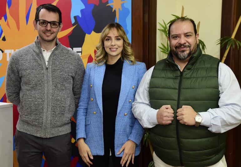 Santiago Zavattiero, Andrea Benítez y Jacinto E. Ruíz. 