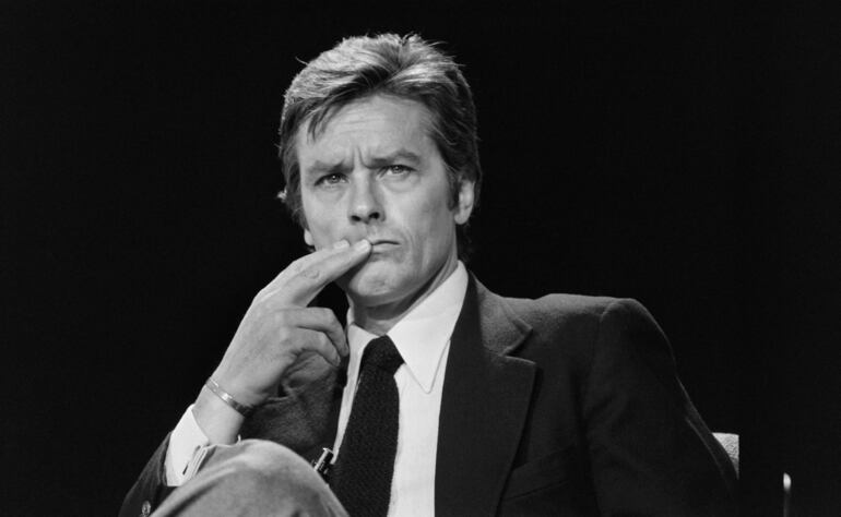 El actor francés Alain Delon en una foto de archivo. Delón falleció hoy.