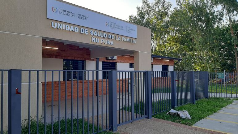 Esta es una de las Unidad de Salud Familiar (USF) que aún no fue habilitada por el Ministerio de Salud.