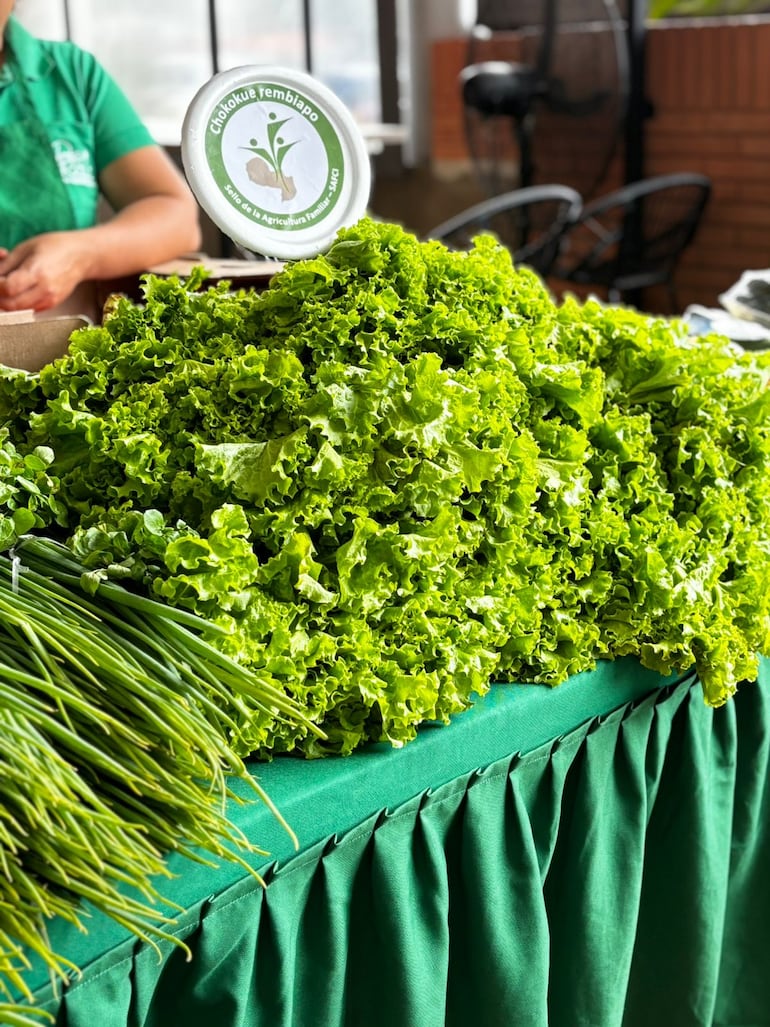 Las verduras también son de muy buena calidad. 