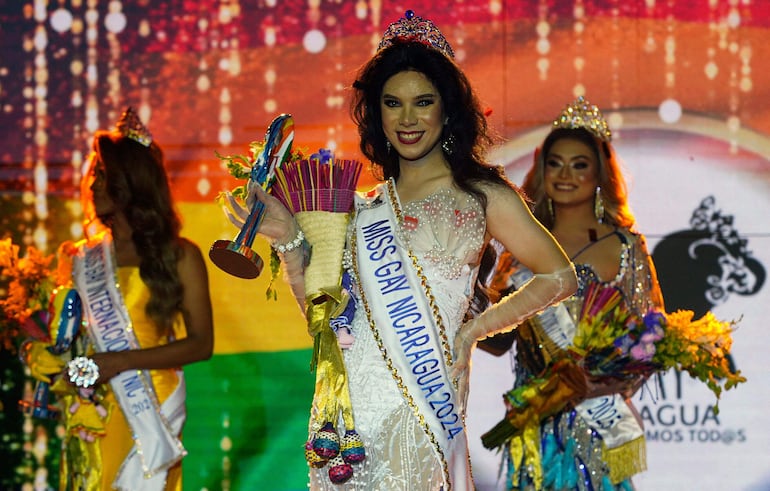 Fotos del concurso Miss Gay Nicaragua.