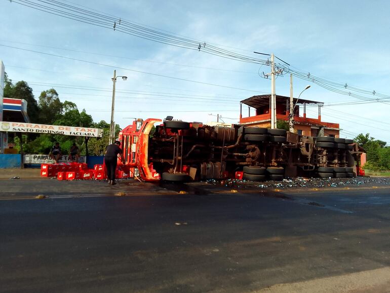 En este mismo lugar ya se habían registrado varios accidentes de tránsito con derivación fatal.