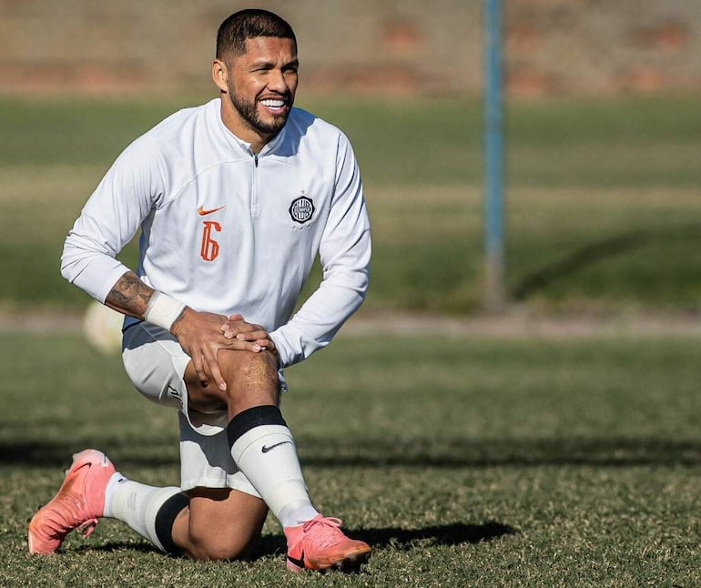 Richard Ortiz, capitán de Olimpia