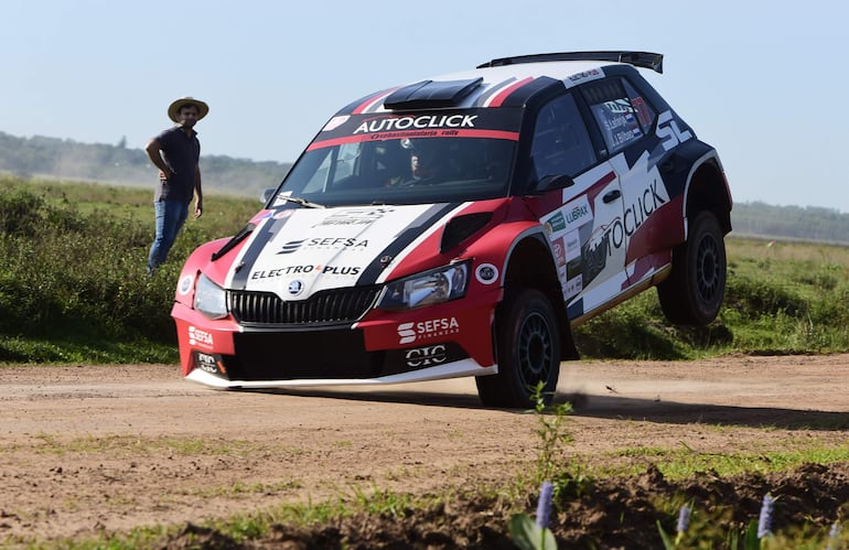 Sebastián Lafarja y Juan José Bilbao (Škoda Fabia) fueron los mejores de la clase RC2B.