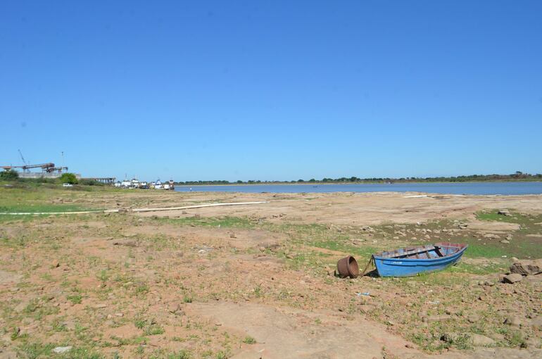 El nivel del río Paraguay es crítico en comparación a lo que se espera en esta etapa del año.