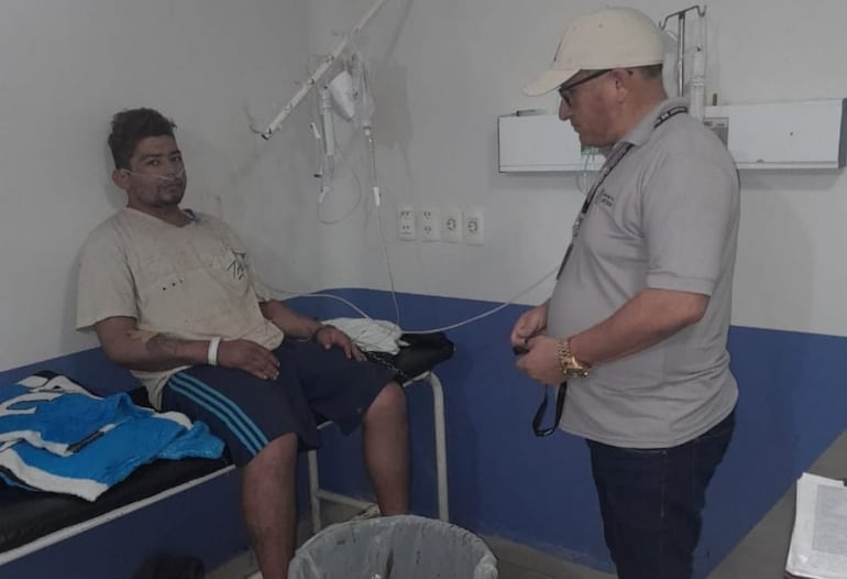 Magno Joel Leguizamón Mendoza, fue trasladado al Hospital Regional donde falleció anoche.