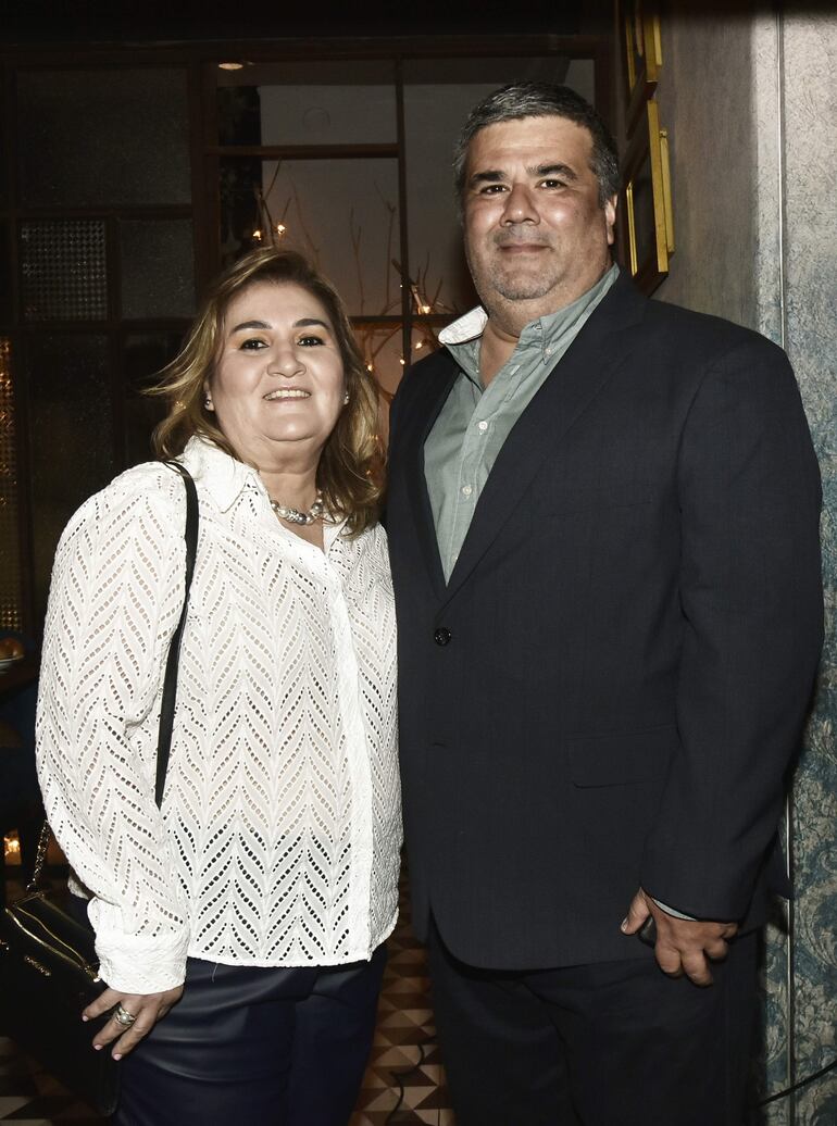 Lourdes Noldin e Iván Samaniego.