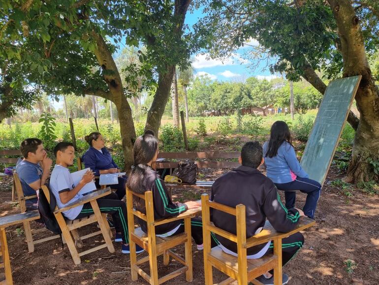 Escuelas en mal estado, en el Departamento de Paraguarí. Archivo.