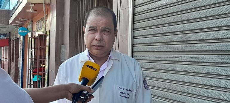 Jorge Rodas. Presidente del Círculo Paraguayo de Médicos.