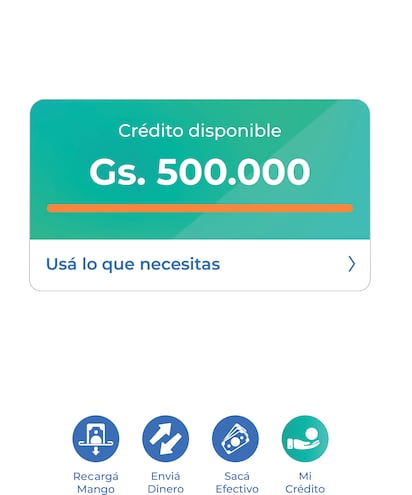 ¡Cuanto más usas Mango, más crece tu crédito!