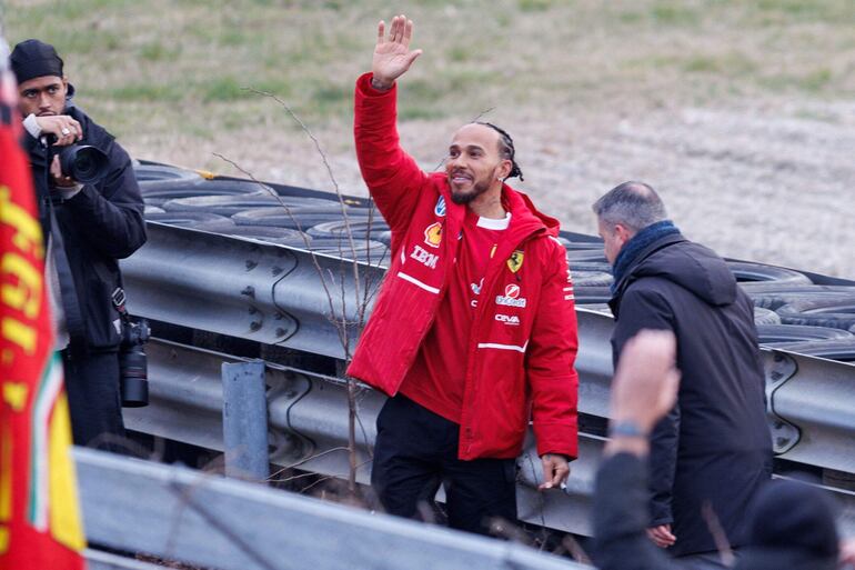 El piloto británico Lewis Hamilton también tiene una legión de seguidores de todo el mundo. (Federico SCOPPA / AFP)