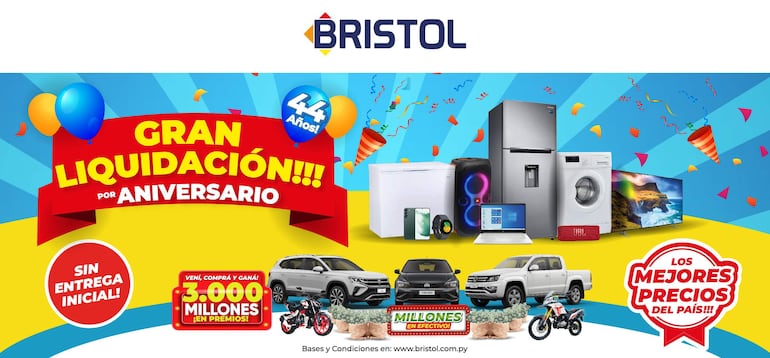 Bristol trae importantes descuentos con su "Promo Aniversario".