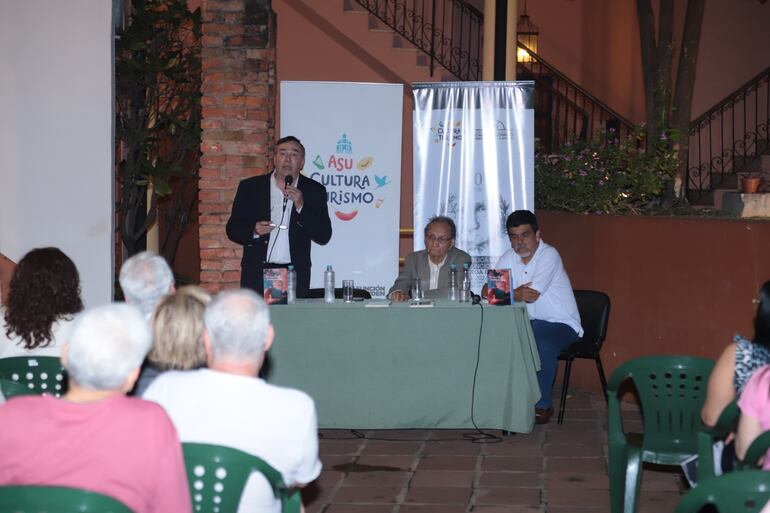 Alfredo Boccia Paz, Emilio Barreto y Hugo Martínez Cardozo.