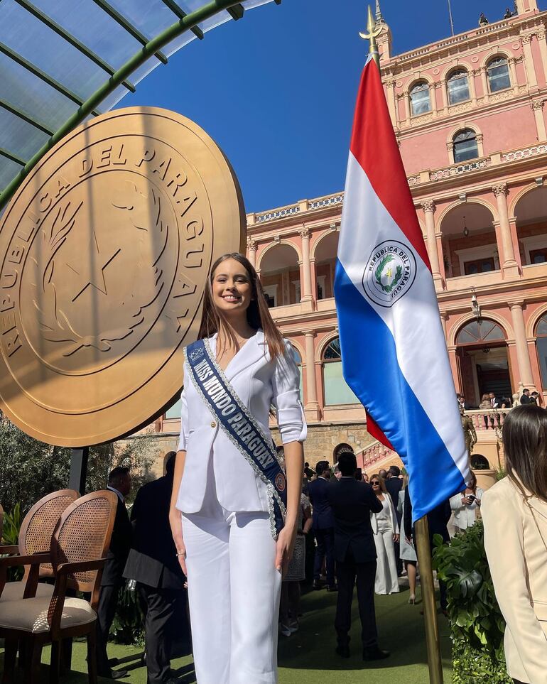 La encarnacena Dahiana Gatzke, Miss Mundo Paraguay. (Instagram/Dahiana Gatzke)