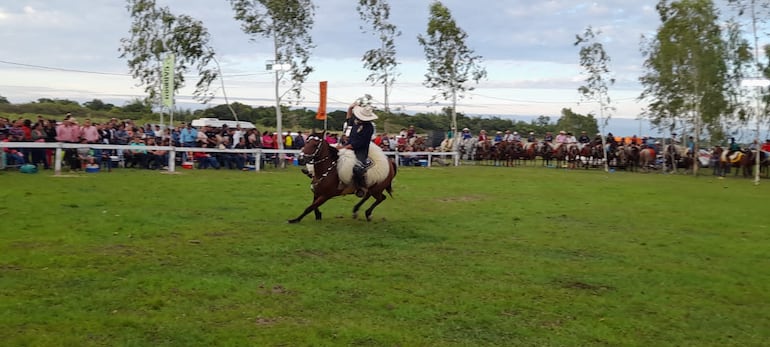 Varias competencias ecuestres se llevaron a cabo durante la fiesta patronal.